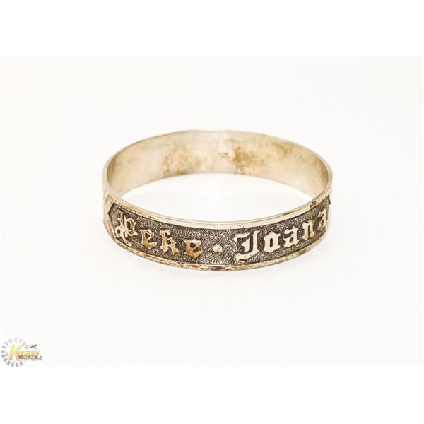 SOLID SILVER BETTE JOAN PERSONALIZED CZECH