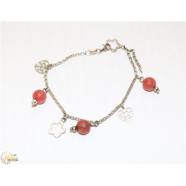 925 SILVER ITALIAN CHARM BRACELET