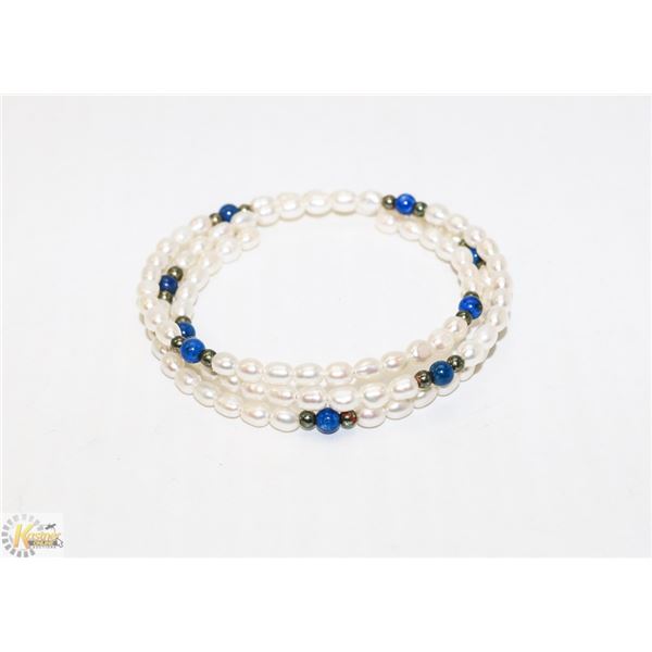 FRESHWATER PEARL WRAP BRACELET