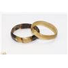 Image 1 : PAIR POLISHED HORN BRACELETS