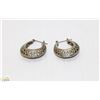 Image 1 : ORNATE FILIGREE SILVER HOOP EARRINGS