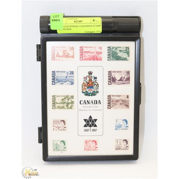 1967 CENTENNIAL CANADIAN STAMP SET IN BOX