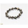 Image 1 : SILVER CRYSTAL BEADED BRACELET
