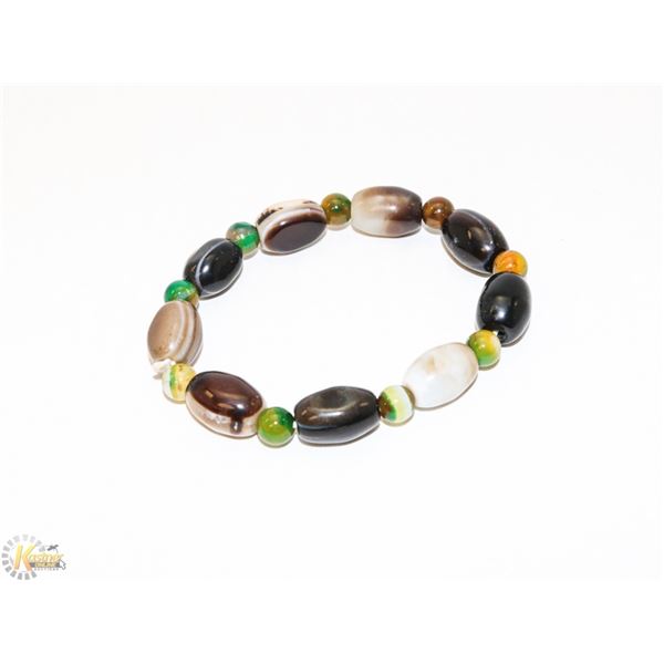 STRETCH MULTI STONE BRACELET