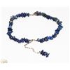 Image 1 : BLUE LAPIS STONE STONE BEADED NECKLACE
