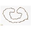 Image 1 : LONG STRAND GOLD TONE BRANCH WITH PEARL NECKLACE
