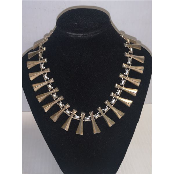 925 SILVER DESIGNER NECKLACE 58G 16”