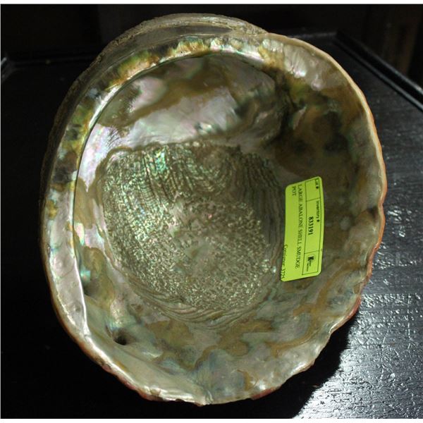 LARGE ABALONE SHELL SMUDGE POT