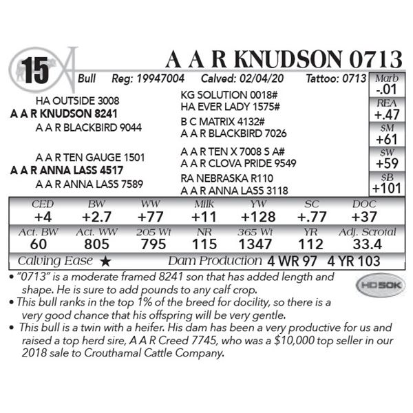 A A R Knudson 0713