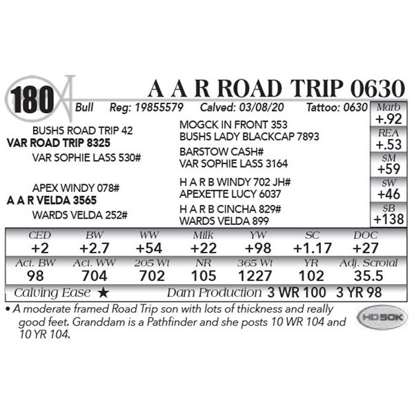 A A R Road Trip 0630