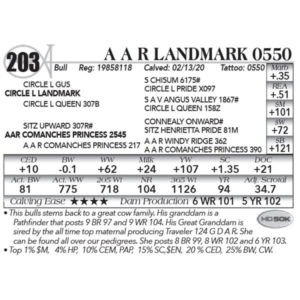 A A R Landmark 0550