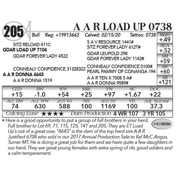 A A R Load Up 0738
