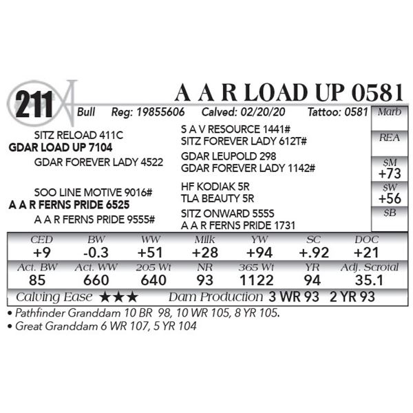 A A R Load Up 0581