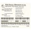 Image 1 : NA Final Option 0123