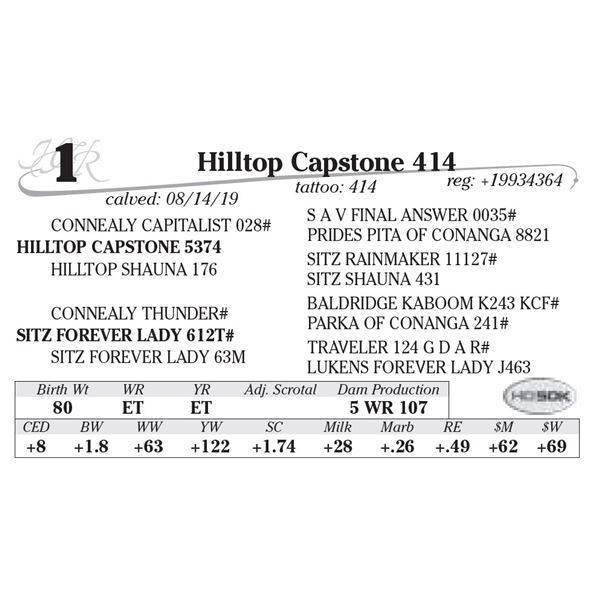 Hilltop Capstone 414