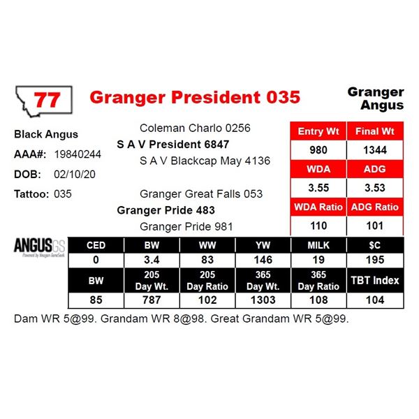 Granger President 035