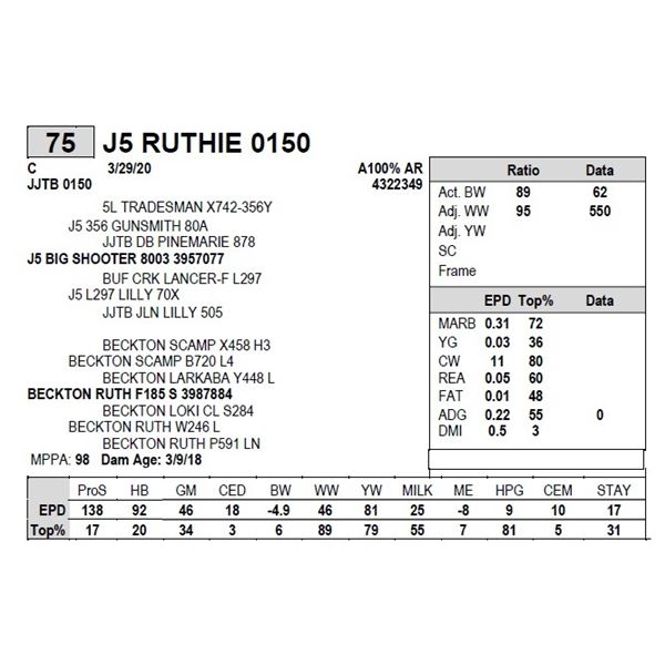 J5 RUTHIE 0150