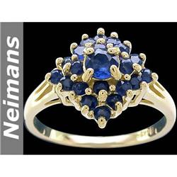 Certified 1.25 ct Pink & White Sapphire Ring 14kt Gold