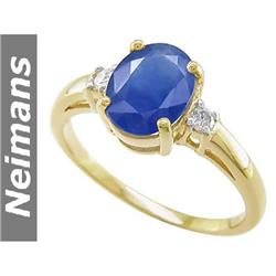 Fine Gem 1.00 ct Certified Tanzanite & Diamond Ring 14k