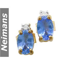 Gem 1.50 ct Certified Sapphire & Diamond Cocktail Ring