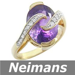 Top Gem 4.25 ct Green Tourmaline & Pink Sapphire Ring