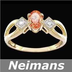 Victorian 4.75ct Certified Aquamarine & VS Diamond Ring