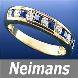 Certified .75 ct 7-Stone Diamond Anniversary Ring 14kt