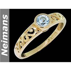 Certified 1.50 ct Blue Diamond Cocktail Ring 14kt Gold