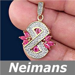 Anitque 4.75 ct Certified Ruby & VS Diamond Ring 14kt