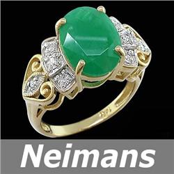 Antique 2.25 ct Blue Sapphire, Ruby & VS Diamond Ring