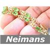 Image 1 : 31.75 ct Gem Certified Ruby Bracelet 14kt Gold