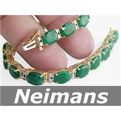 Certified 6.00 ct Emerald & VS Diamond Pendant 14K Gold