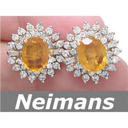 Certified 3.25 ct Pink Tourmaline & Diamond Ring 14kt