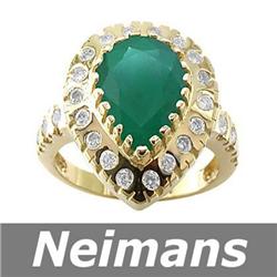 3.25 ct Pink Sapphire & Diamond Ring 14kt Gold