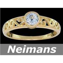 Vintage USGL Certified 1.75 ct Emerald Pendant 14k Gold