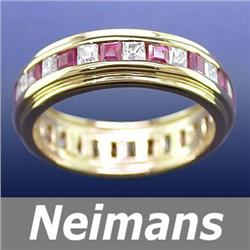 1.50ct Certified Sapphire & VS Diamond Ring 14k