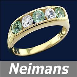 Vintage Deco 6.00 ct Orange Sapphire Pendant 14kt Gold