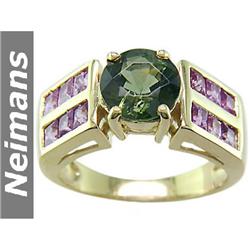 .25 ct Yellow Sapphire Pendant 14kt - CERTIFIED