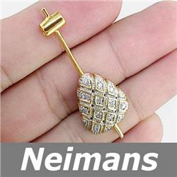 .50 ct Citrine Pendant 14kt Gold USGL CERTIFIED