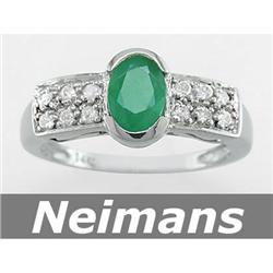 Gem Certified .25 ct Yellow Sapphire & Diamond Ring 14k