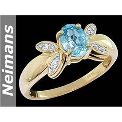 Certified 1.75 ct Ceylon Sapphire & Diamond Ring 14kt