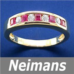 Vintage Certified 1.00 ct Tanzanite & Diamond Ring 14kt