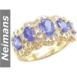 Men's 11.25 ct Certified Sapphire & Diamond Gents Ring