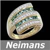Image 1 : 3.00 ct Multi Sapphire & Diamond Eternity Ring