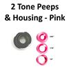 Image 1 : Peep Kit - 2 Tone 3 Pink Inserts