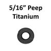 Image 1 : G5 Titanium Peep  5/16"