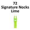 Image 1 : 72 Arrow Nocks - Lime