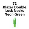 Image 1 : 72 Arrow Nocks - Neon Green