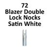 Image 1 : 72 Arrow Nocks - Satin White