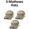 Image 1 : 3 Shed Hunter Hats Tan & Brown